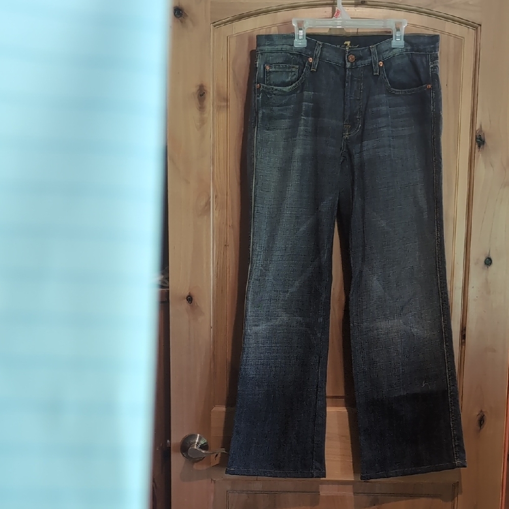 7FAMK Dark Blue Denim Jeans 31